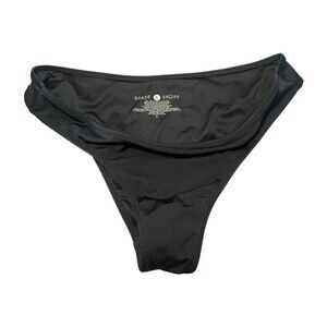 Shade & Shore Women's Size Small Black Cheeky Swim Bikini Bottoms
